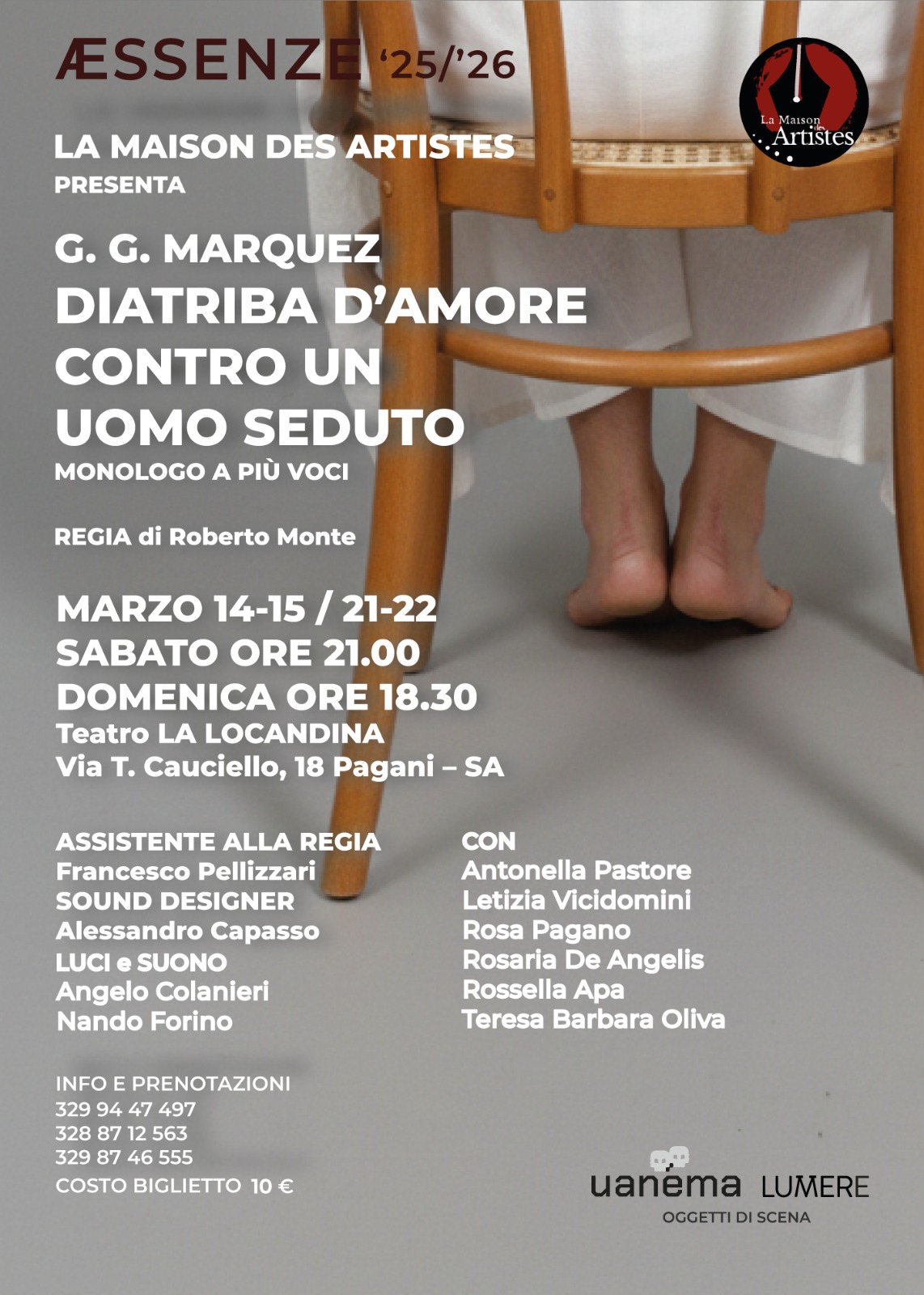 Locandina Diatriba d'Amore Contro Un Uomo Seduto